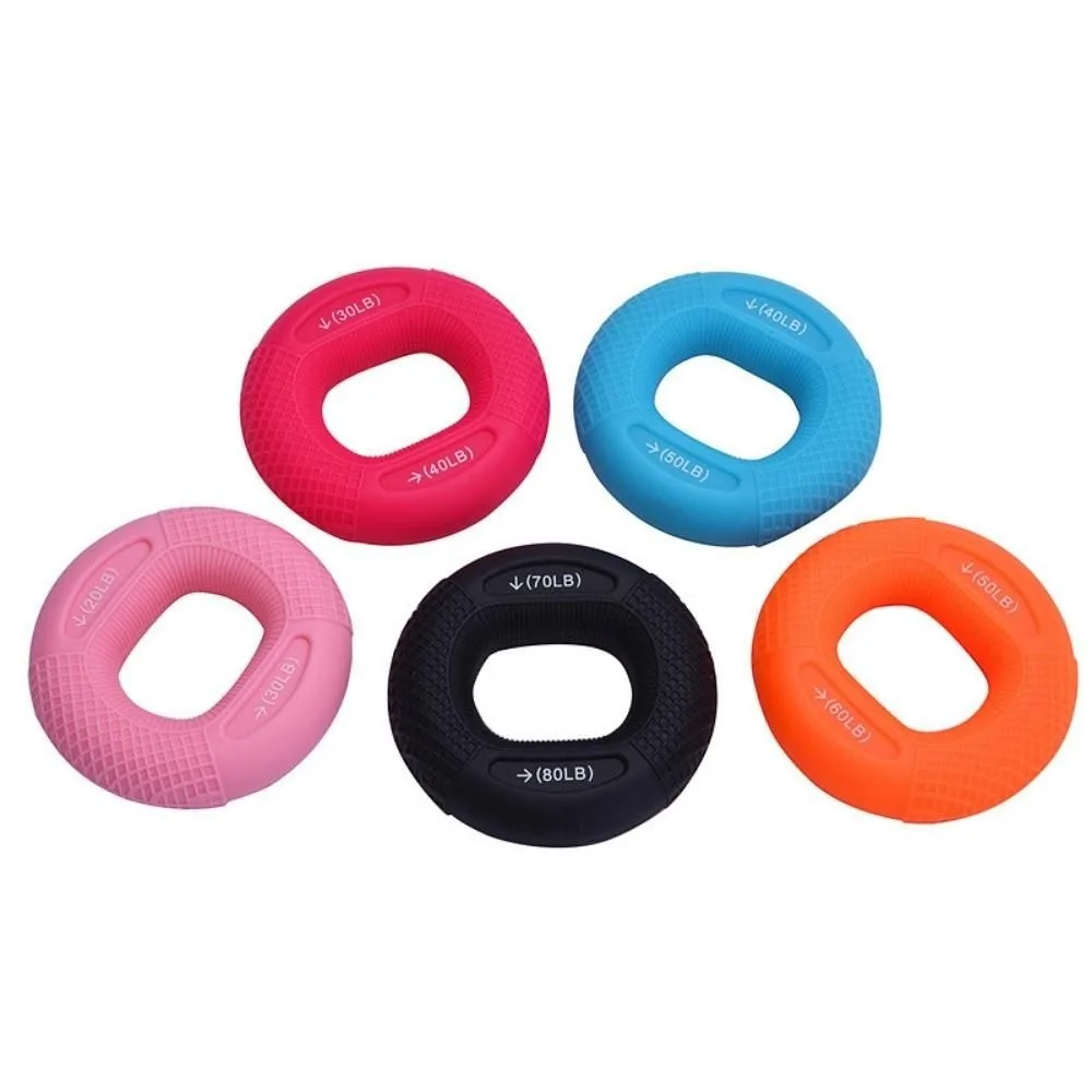 Sinodiving Silicone adjustable Double-Sided Grip Strengthener Training Strength Fitness Equipment Silicone Arm Resistance Power