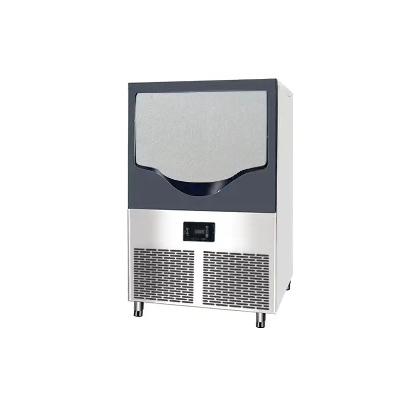Commercial ice machine 80kg Ice Cube Maker For Sale Ice Plant Shop Bar Milk tea commercial snowflake machine