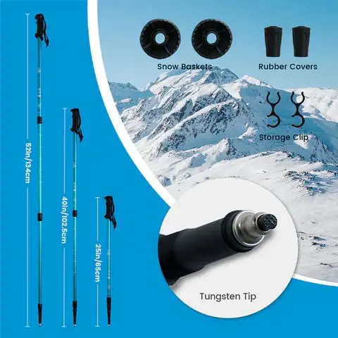 BSCI Factory OEM Wholesale Custom CE China Supplier kids snow shoes aluminum children snowshoeing ski snowshoes set