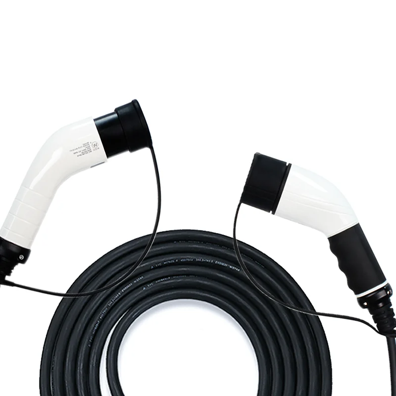 1 phase 7kw 32a ac ev charger dual connector iec62196-2 to type2 wall mount ev charger connector