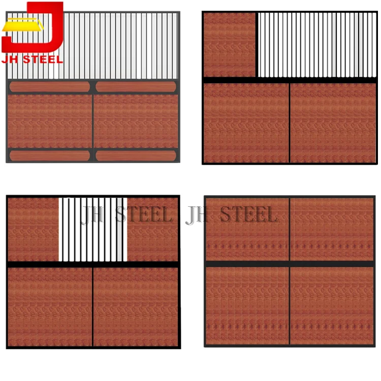 Luxurious Stables Royal Horse Stall Partitions with Feeders