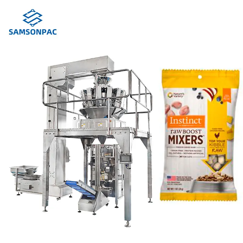 Fully Automatic High Productivity Multi-Head Weigher Peanut Candy Fruit Jelly Candy Vertical Type Packing Machine