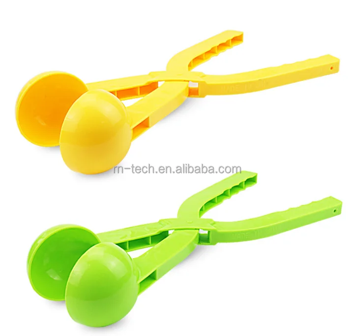 Winter Snowball TOYS Fights Game Kids Heart Plastic Snowball Clip Toy Quick Flexible Simple Snow Ball Maker Clip FOR KIDS