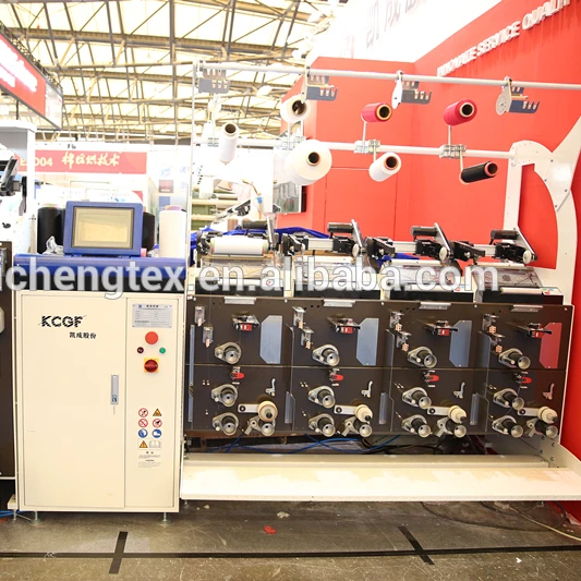 KC215B air covering yarn coil winder high efficiency winding machine  for spandex polyester