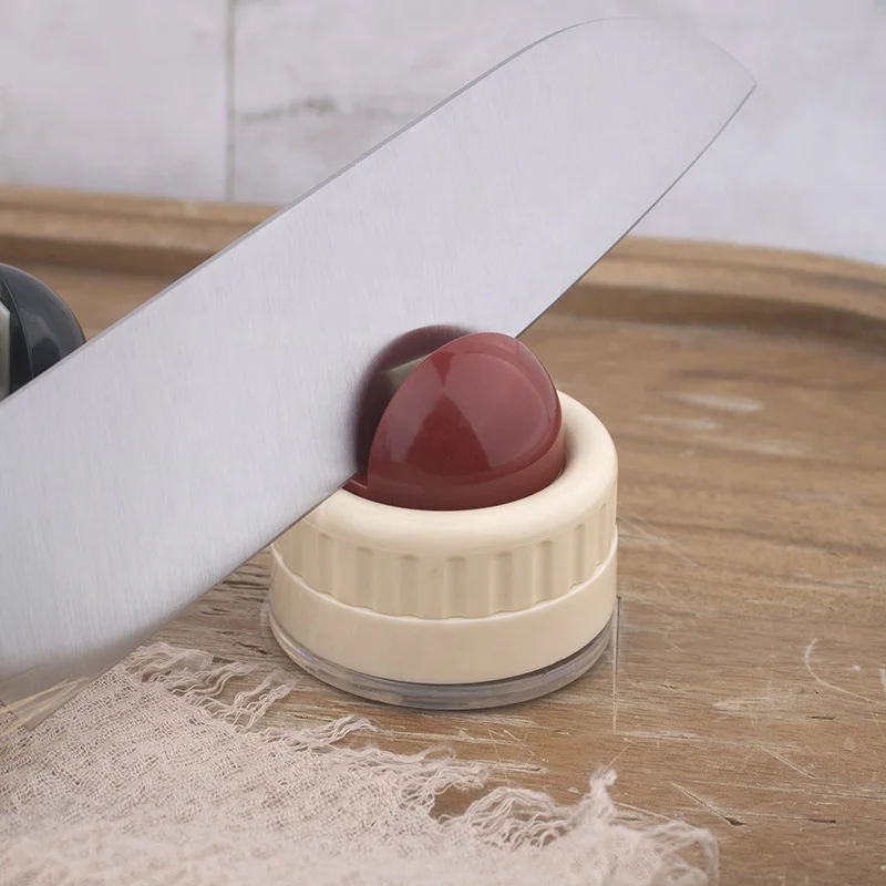 Sharpener with Suction Pad Suction Knife Sharpener for Kitchen Small Knife Sharpeners Smart with Suction Base Pad
