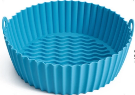 Silicone waterproof oil proof and adhesive baking tray for air fryers