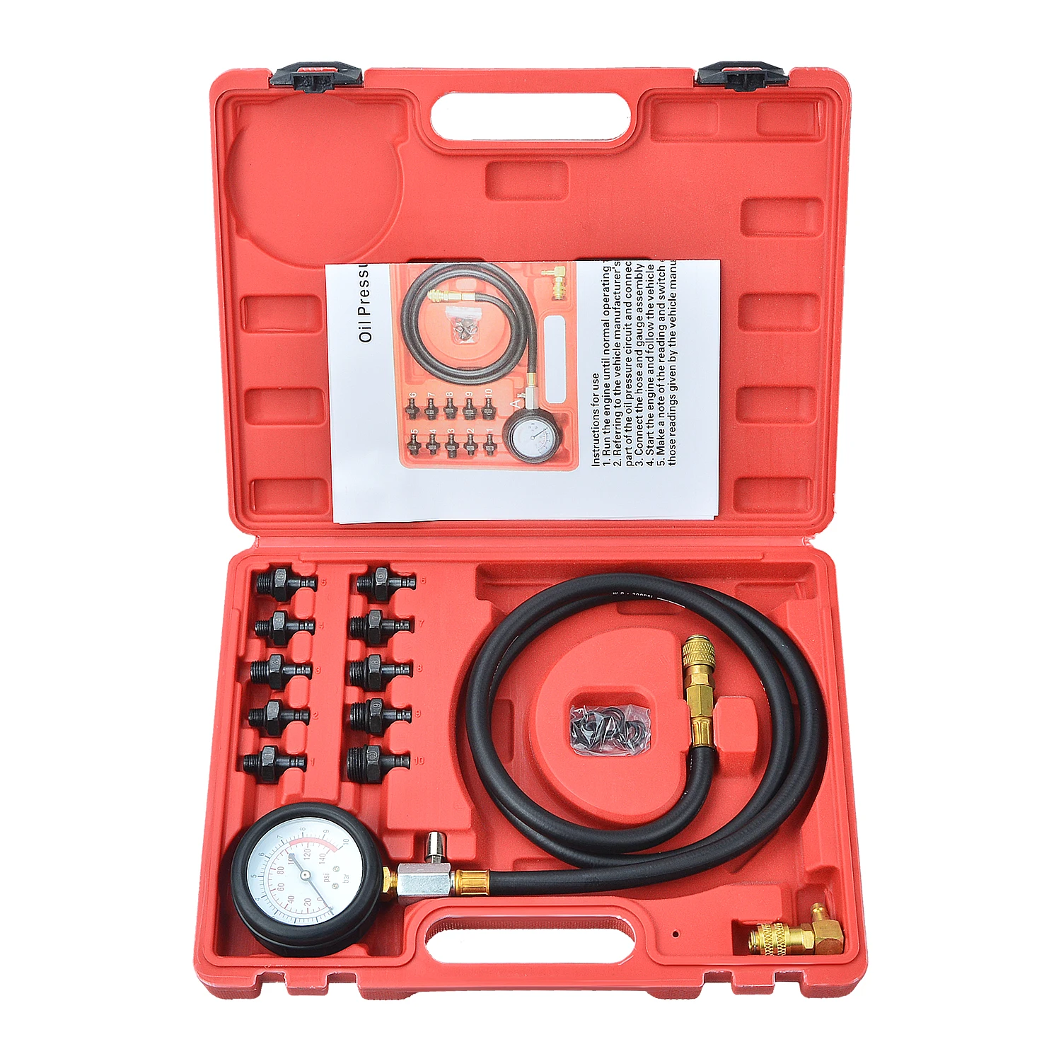 1200mm Engine Cylinder Low Oil Pump Pressure Diagnostic Test Tester Warning Devices Car Van Tool Set Kit