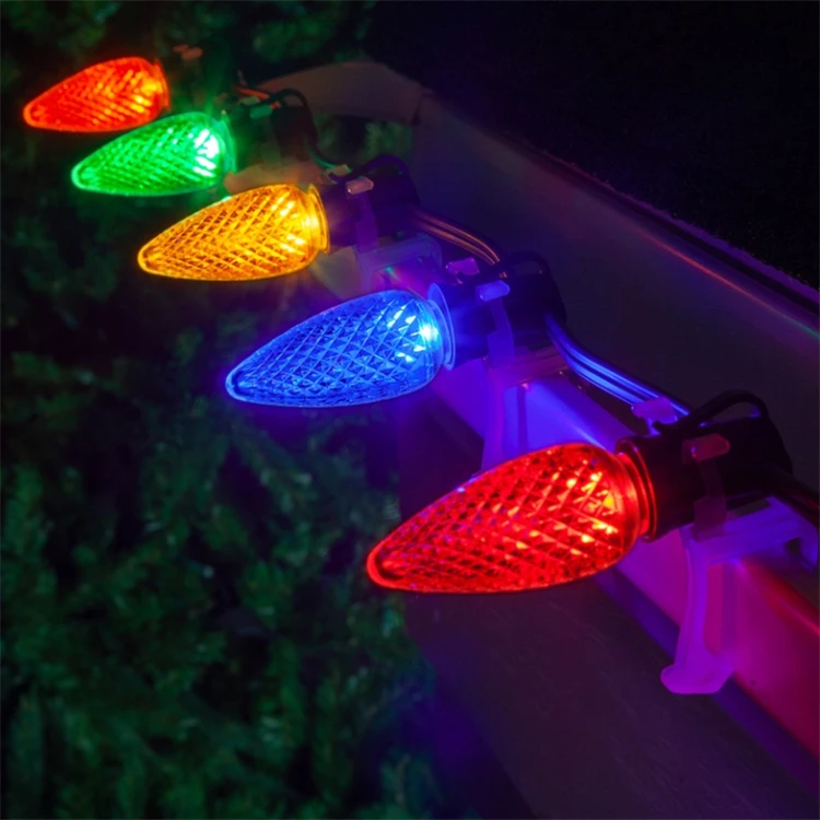 LED C9 Christmas Light Bulb for Outdoor Commercial Holiday Lighting Decorations