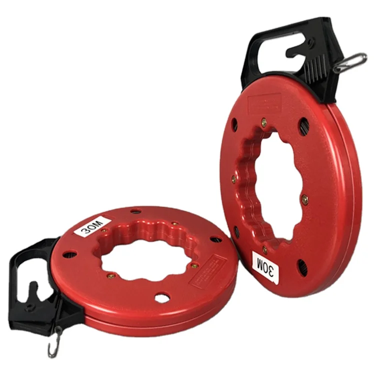 Flat Steel Fish Tape Electrical Wire Puller with 30m 45m 60m 100m steel electric puller tools cable wire puller