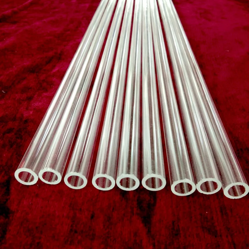 High Quality Transparent Clear Polycarbonate Pipe Colorful PC PMMA Acrylic Plastic Tube