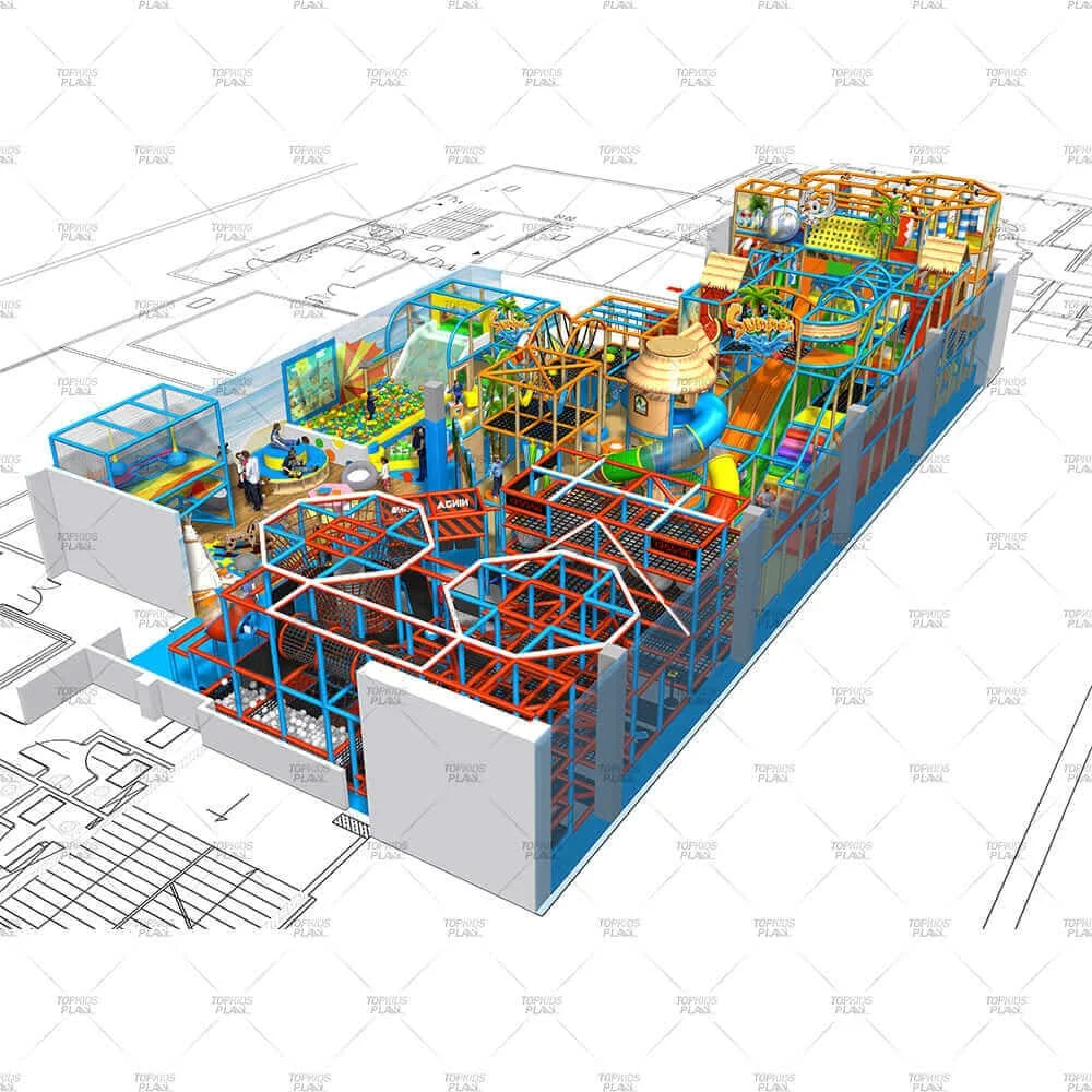 Topkidsplay New Products Toddlers Soft Play Sets Naughty Castle Indoor Play Equipment Playground