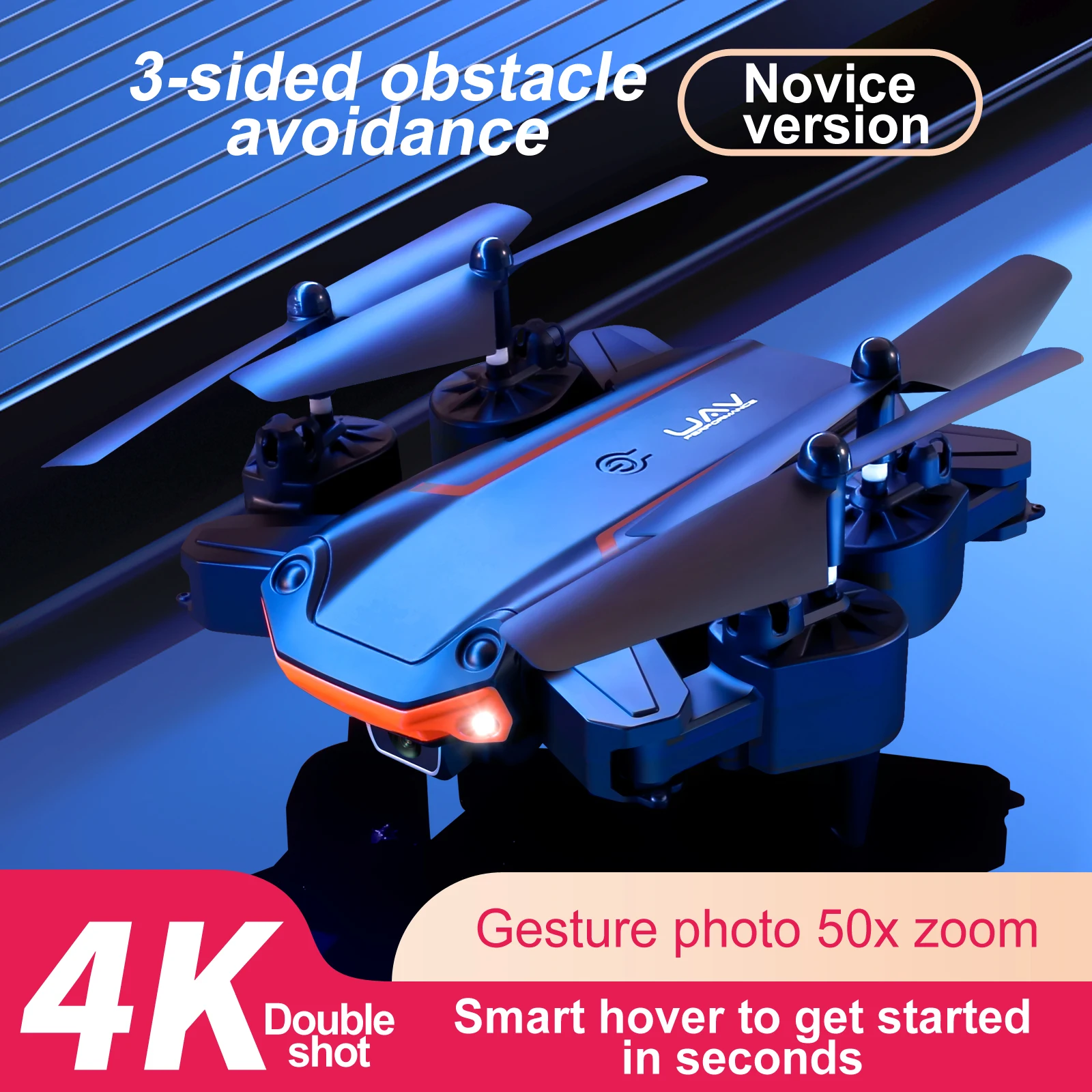 New KY603 Mini Drone 4K HD Camera Three-way Infrared Obstacle Avoidance Altitude Hold RC Quadcopter KY603 PRO DRONE