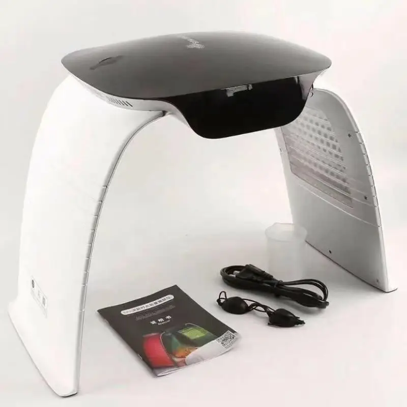 
Portable Facial Steamer 7 Colors PDT Led Red Light Therapy Acne Removal Treatment Beauty Machine With Cold and Hot Spray 