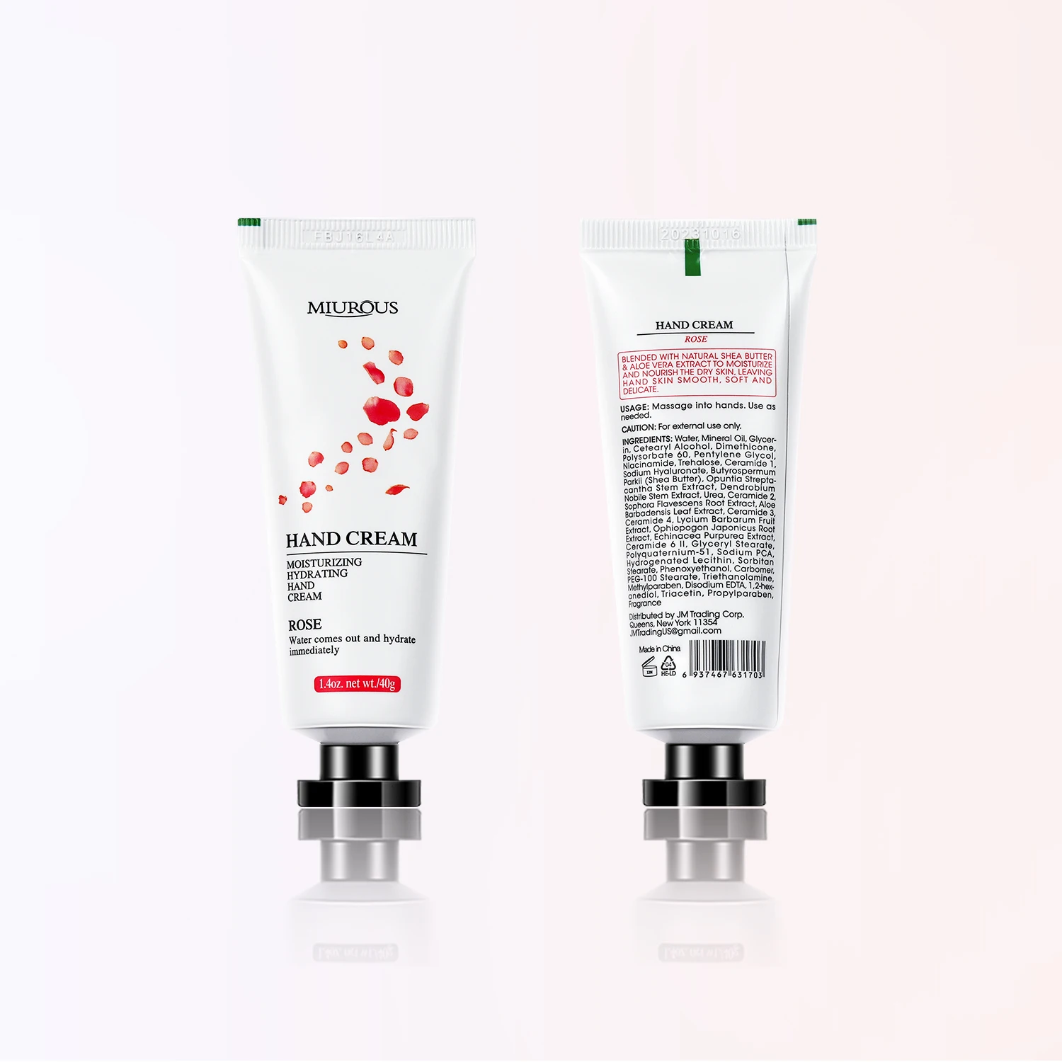 Custom Private Label Mini Natural Organic Shea Butter Honey Whitening Moisturizing Lavender Perfume Hand Cream Lotion Gift Sets