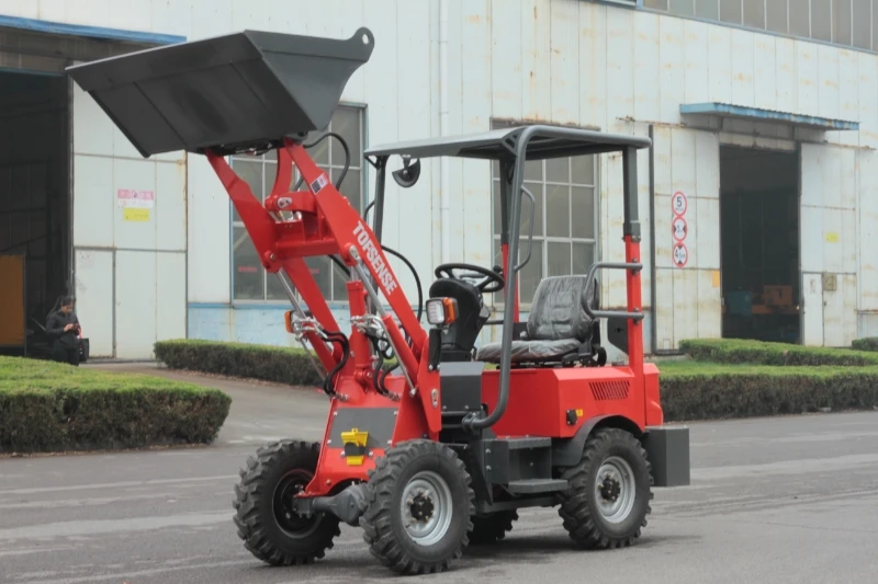 Topsense High quality 0.4ton loader machine small front end compact battery Mini Wheel Loader with CE