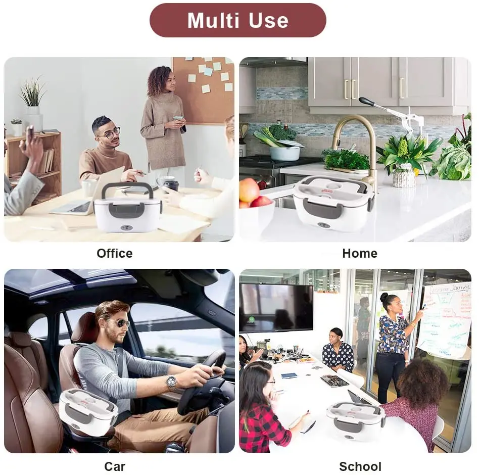 Hotsale nepal portable mini car home thermo usb heated electric self heating lunchbox portable