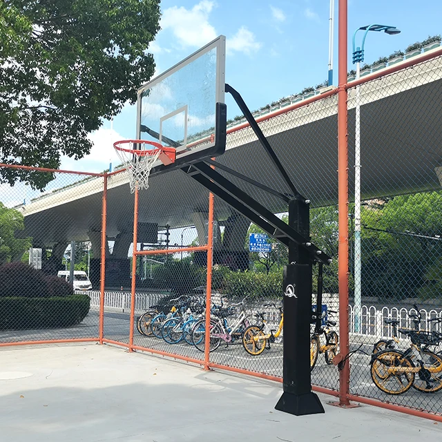 Wholesale Outdoor Inground Basketball Hoop In Ground Height Adjustable Basketball Hoops for School