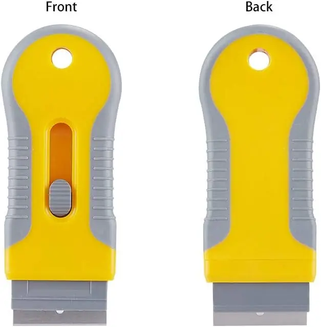 Razor Blade Scrape with Blades, Scraper Tool, Razor Blade Retractable, Paint Stripping Tool, Cleaning Tool for Removing