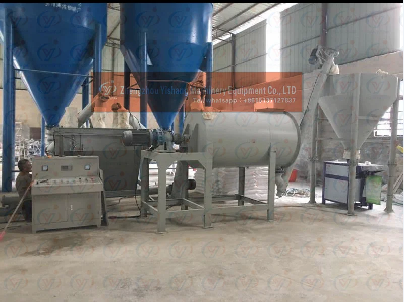 tile adhesive mixing production line