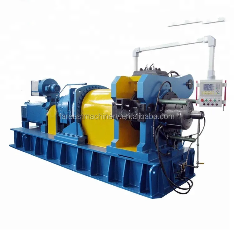 Continuous copper flat Extrusion Machine for Copper Flat Wire 80mm copper bar drawing extrusion production line