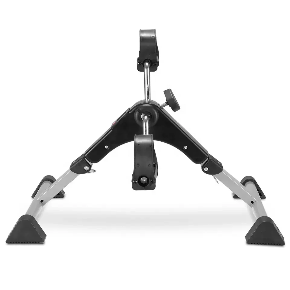 SP Folding bike pedal exerciser Smooth and Quiet Leg and Arm Exercise Equipment Under Desk Exercise Bike