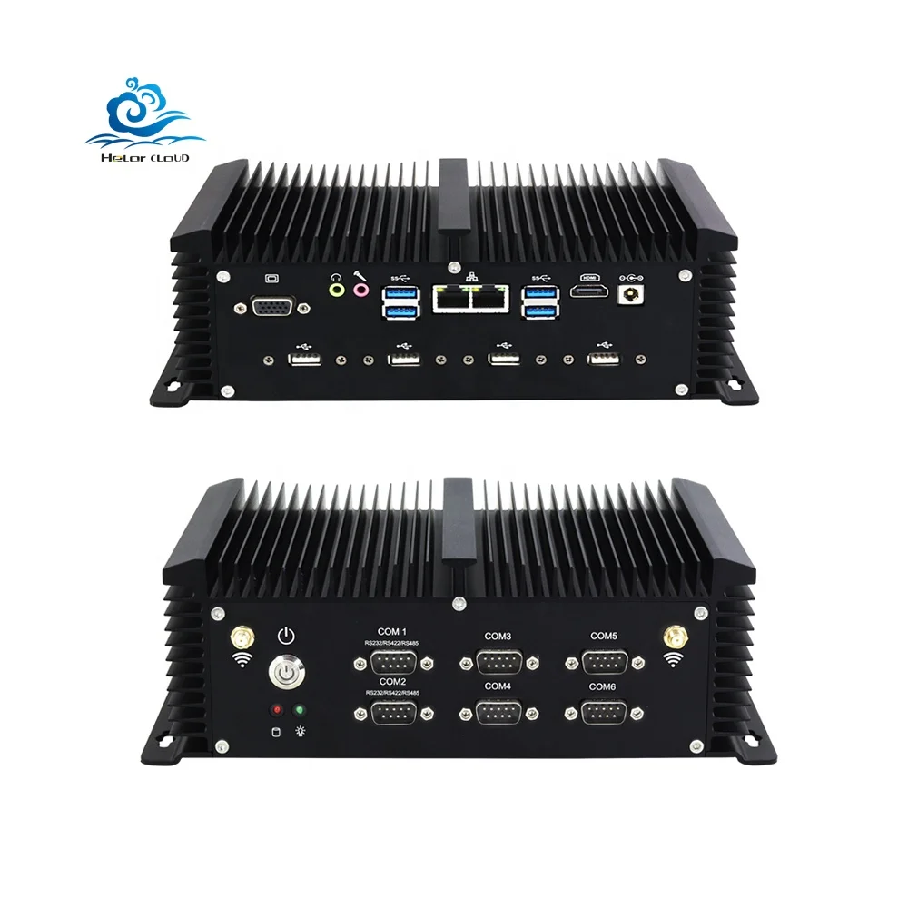 Factory mini PC WIN 10 system i5 i7 4200U 4500U 6Com RS232 RS485 USB3.0 VGA HD Ops industrial computer
