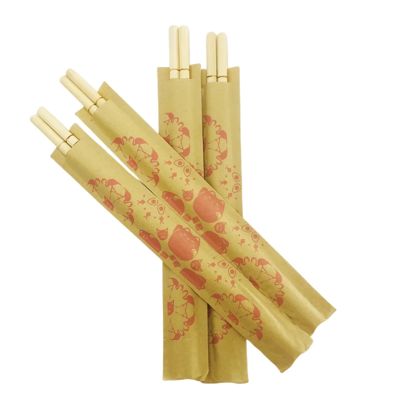Factory Hot sell 20cm High Quality Disposable Bamboo Round Sushi Chopsticks