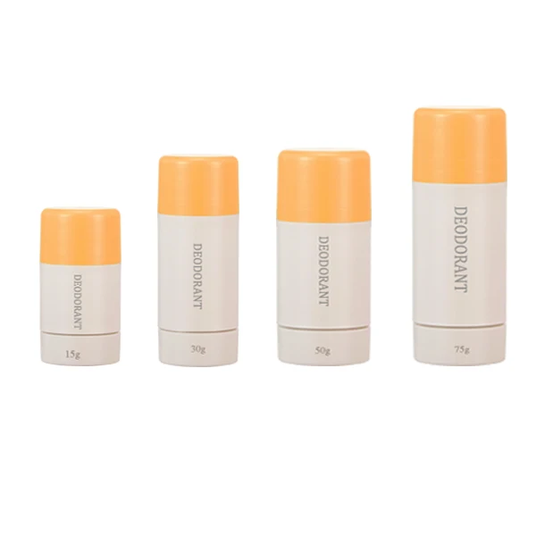 Wholesale Customization 15g 30g 50g 75g Empty  Plastic Deodorant Stick Containers