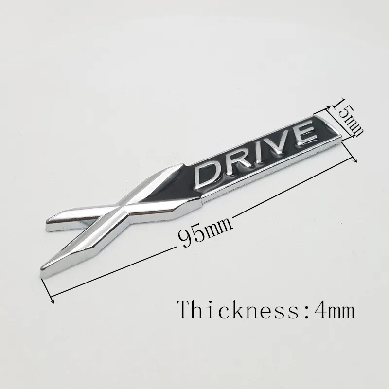 Factory wholesale custom metal car brand logo label and chrome electroplating auto car metal car stickers