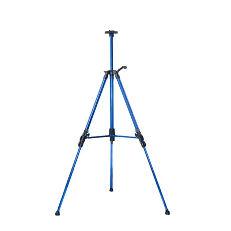 Художественный поставщик, синий цвет, большая ручка на алюминиевом штативе, мольберт для свадьбы и эскизов