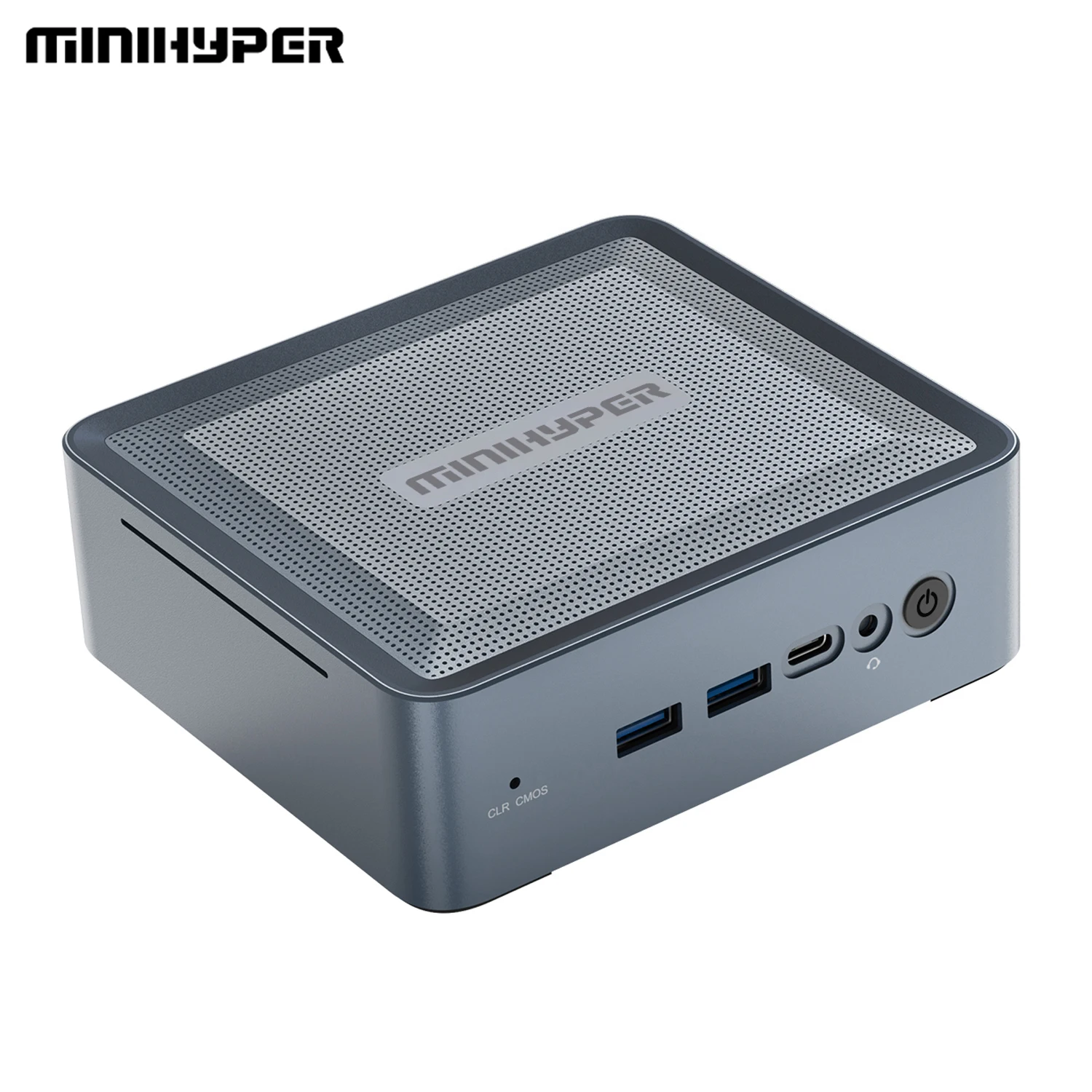 MiniHyper HP8 Mini PC AMD Ryzen 7 5800U CPU 8 Core DDR4-3200M 16GB Storage SSD NVME 512GB WiFi 6E HDMI DC Jack USB Type-C