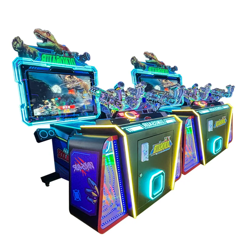 Game city arcade two-person shooting machine Dinosaur age coin-operated game machine