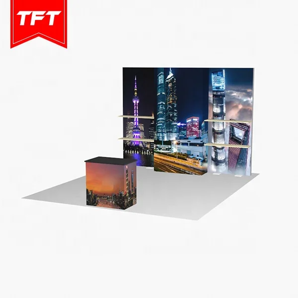 
 Легкий в сборке алюминиевый профиль портативный свободно стоящий двухсторонний экструзионный тканевый светодиодный Лайтбокс  