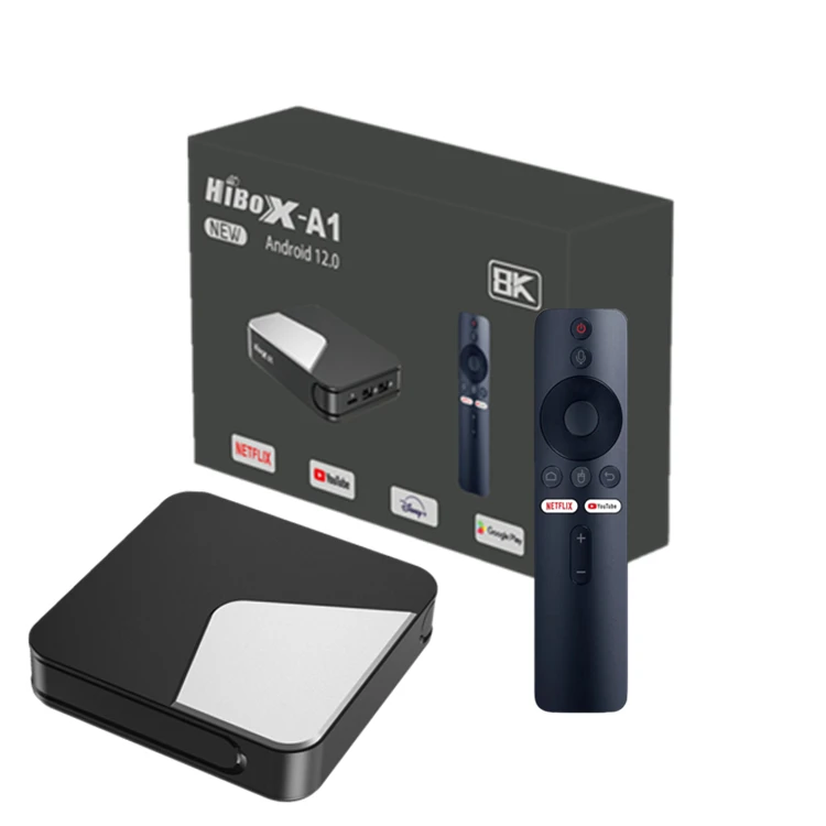 2024 Новый HI-BOX A1 ATV UI Allwinner IK318 Android 12 Smart tv box 4K 2/16GB 4/32GB двойной Wi-Fi STB приставка HIBOX A1 Q1 Q5