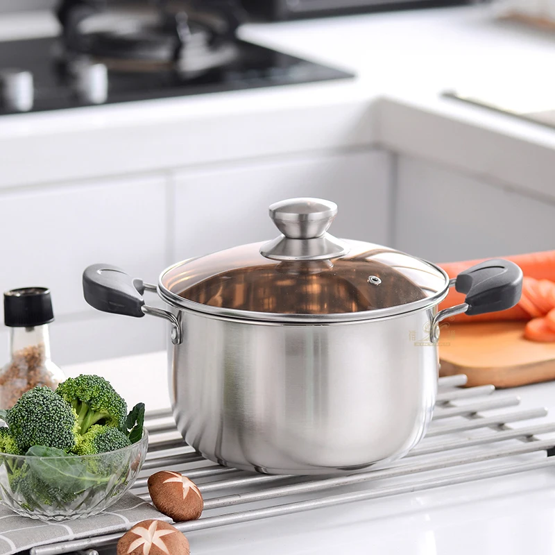 Hot sale professional kitchen stock pot kitchenware set stainless steel soup pot