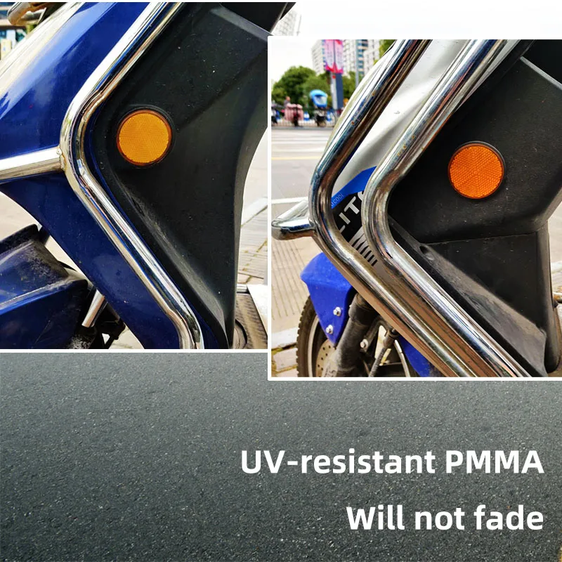 ECE PMMA Truck Trailer Rear Reflective sticker Triangle Plastic Retro Reflector