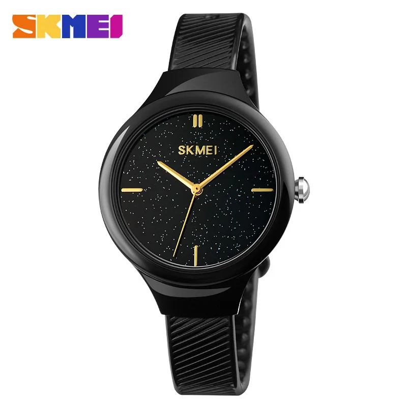 New Trendy Lady Watch Skmei 1714 Colorful Wrist Watches for Women Girls Transparent Jelly Watch