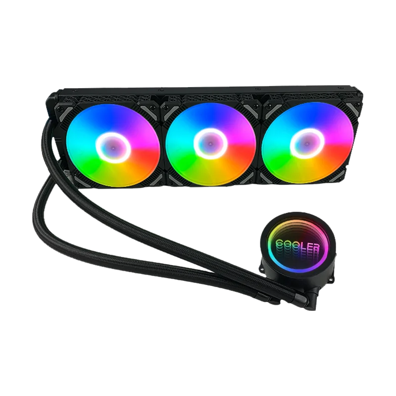 Loving Cool Universal ARGB 360mm Water Cooling CPU Cooler Fan With 4pin PWM Cooler System For Computer Case