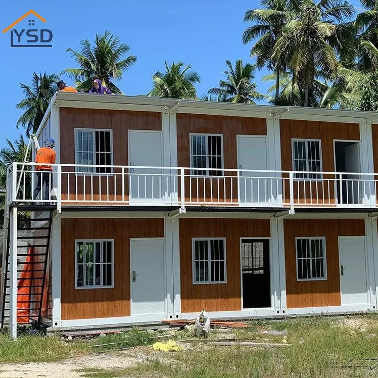 Portable Movable Detachable Prefabricated Container House for Outdoor Food Kiosk