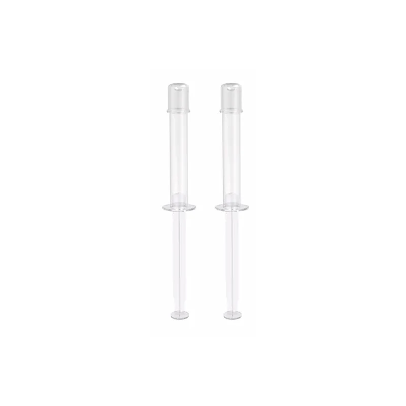 Free Sample 5ml 0.17oz Women Injector Gel Tube Skincare Container Syringe Bottle With Rear Push Type