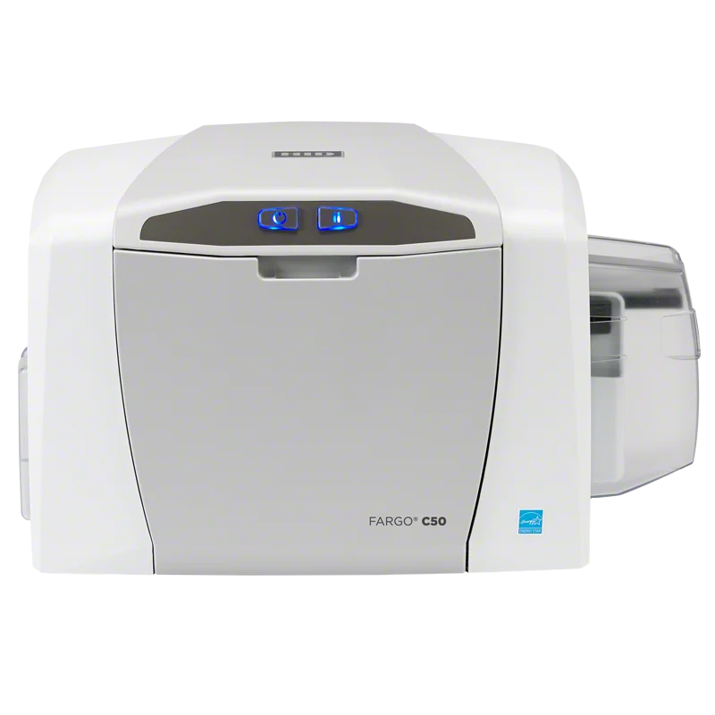 SINGLE Side High Definition ID Card Printer & Supplies Bundle with Card Imaging Software