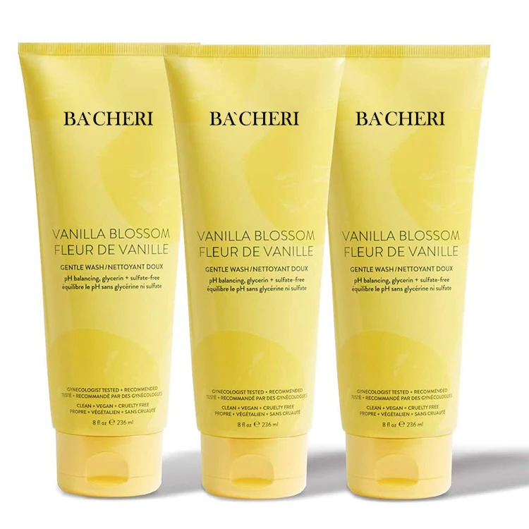 Kangrong Private Label Face care sulfate free smoothing softly shea butter glycerin foaming face wash facial cleanser