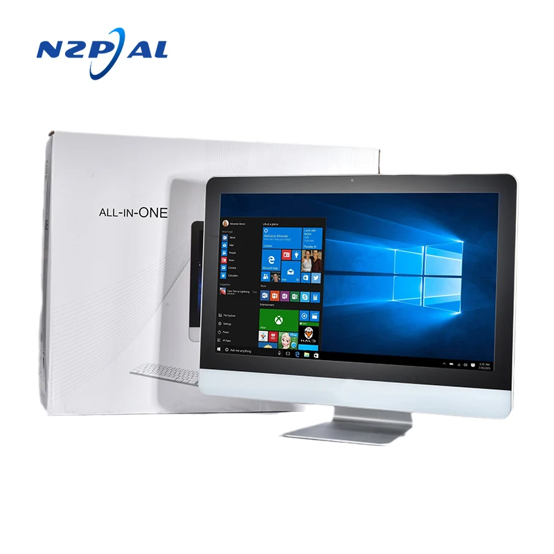 27-inch Large Screen All In One Computers  Desktop Computer For Business  Gamer Barebone PC All-In-One