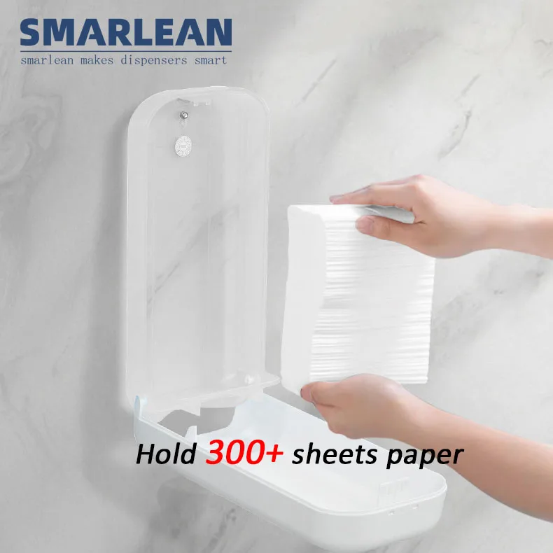 Smarlean Commercial Af2 Interfold Toilet Paper Dispenser M Fold Interleave Tissue Dispenser