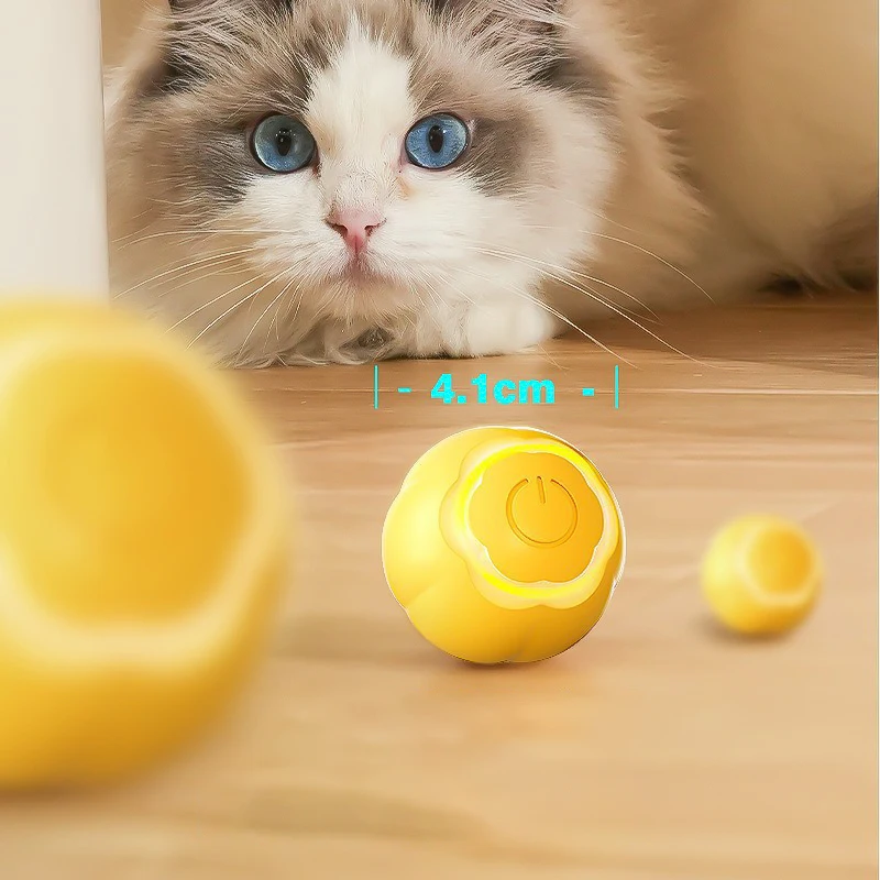 2024 New Smart Cat Toys Automatic Rolling Ball Electric Cat Ball Interactive Cat Toy ABS Balls for Dogs