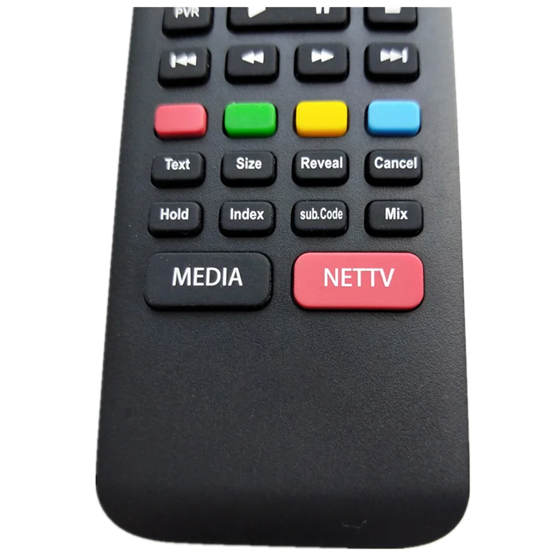 ONE FOR ALL Universal Remote Controller with MEDIA NETTV function Black 54 Butons