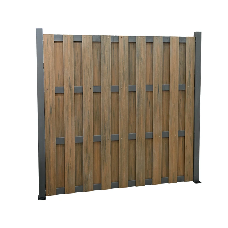 Cheap Price Waterproof Co-extrusion WPC Fence Garden For House/outdoor Garden Fence With Good Quality