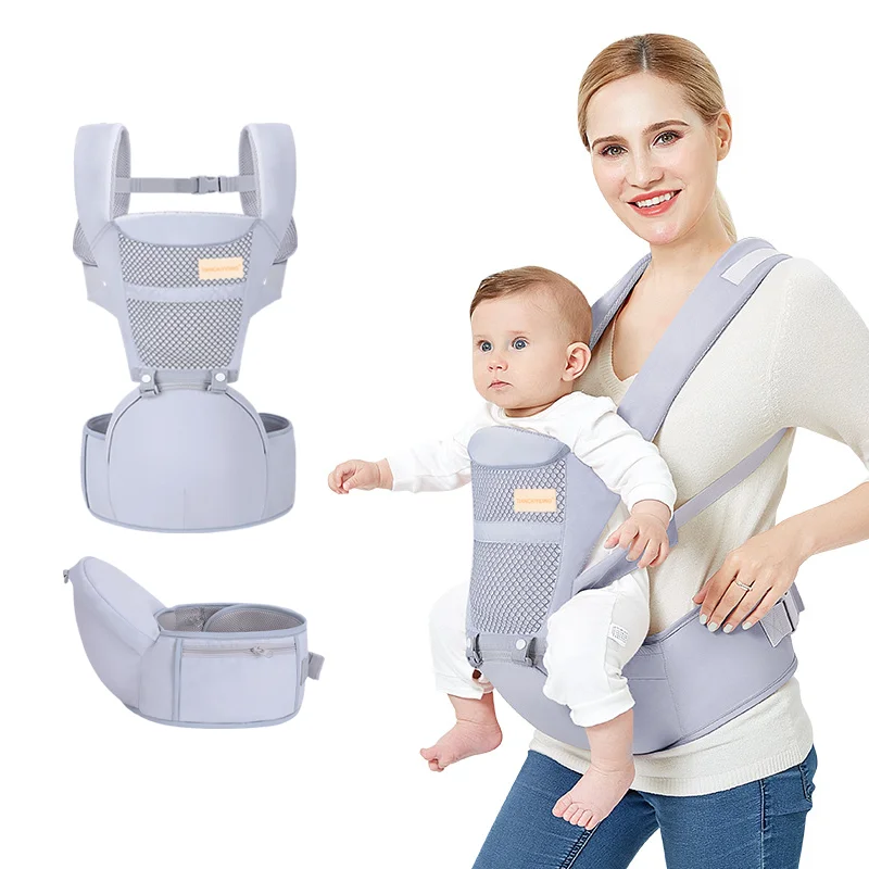 2022 Wholesale Multi-function Baby Carriers With Hip Seat Sling Backpack Bag Ergonomic Infant Wrap Carrier