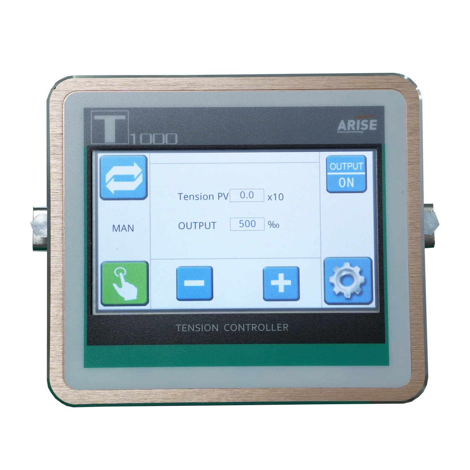 Stable operation of tension controllers for winding automatic manual web tension control system