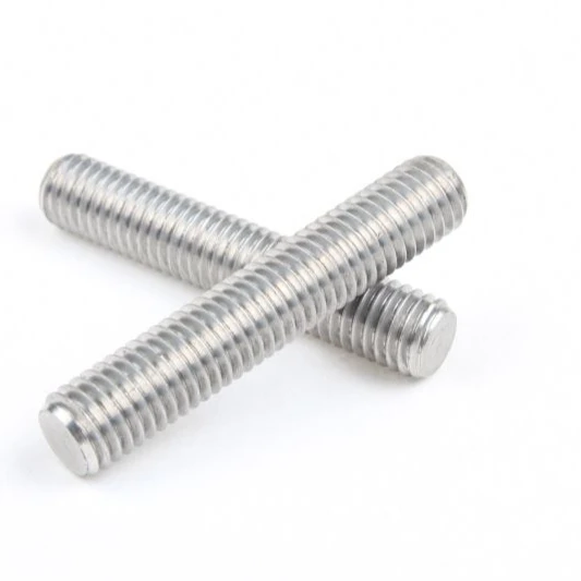 Reasonable Price Customized Carbon Steel  Threaded Stud m8 Stud Bolt Thread Bar Threaded Rod